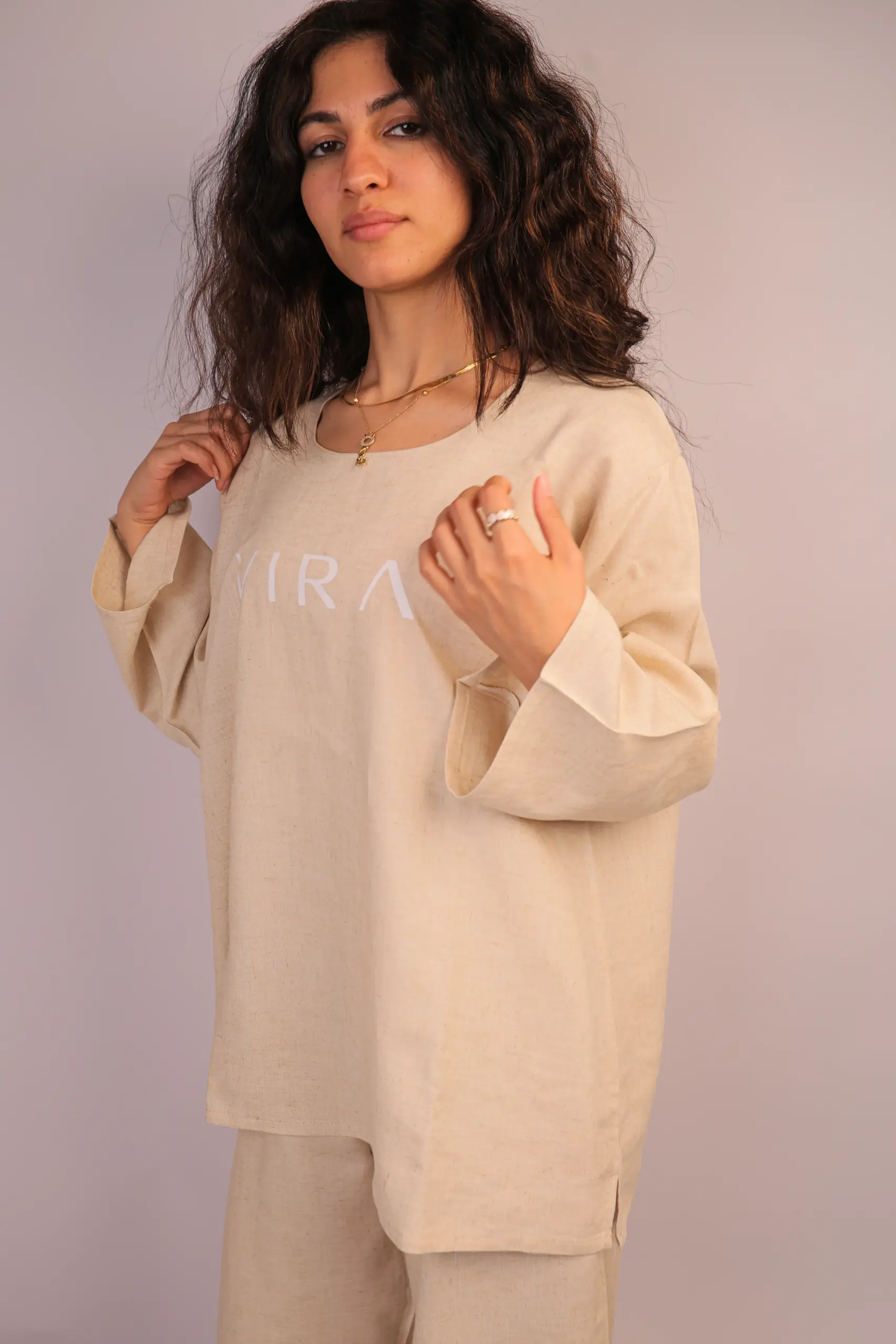 Vira Slit Tunic Set